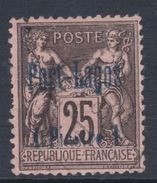 Port-Lagos N° 4 O  1 Pi Sur 25 C. Noir Sur Rose, Oblitération Très Légère Sinon TB - Used Stamps