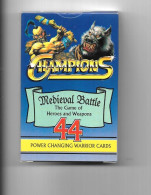 EK65 - JEU DE 44 CARTES MEDIEVAL BATTLE - GIBSONS GAMES 1995 - Playing Cards (classic)