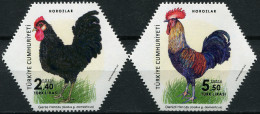 Turkey 2019. Roosters (MNH OG) Set Of 2 Stamps - Ungebraucht