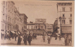 Roma Plazza Venezia E Teatro Dramatico   Carte Postale Animee - Places