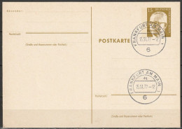 Berlin Ganzsache 1971/72 Mi.-Nr. P 81 Tagesstempel FRANKFURT 15.11.72  ( PK 359 ) - Cartes Postales - Oblitérées