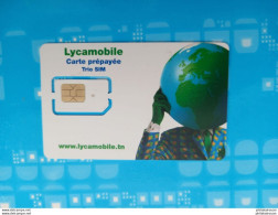Carte SIM Lycamobile. - Tunisie
