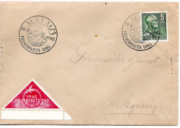 76587 - Schweden - 1945 - 5o. Gustav EF A Bf SoStpl MALMOE - TAG DER BRIEFMARKE -> Linkoeping - Journée Du Timbre