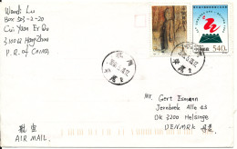 P. R. Of China Cover Sent To Denmark Hang Zhou 23-5-2003 - Brieven En Documenten