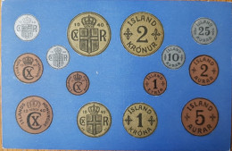 Iceland Old Coins - Island