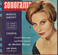 SONORAMA N° 18 04-60 MICHELE MORGAN-MARCEL AMONT-JEANNE MOREAU-FRANCOISE SAGAN-VALERIE LAGRANGE - Collectors