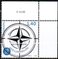 Luxembourg, Luxemburg  2024, MÄRZAUSGABE, 75 JOER NATO, ESST GESTEMPELT, OBLITERE - Used Stamps