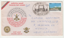 Indian Military Academy FDC Posted 1982 To Germany B240401 - FDC