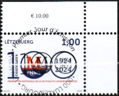 Luxembourg, Luxemburg  2024, MÄRZAUSGABE, MUTUALITE NATIONALE LUXEMBOURGEOISE, ESST GESTEMPELT, OBLITERE - Used Stamps