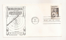 P7 Envelope FDC-USA - Nicolaus Copernicus - First Day Of Issue ,uncirculated 1973 - Autres & Non Classés