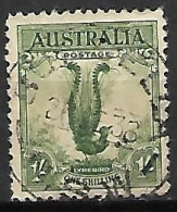 AUSTRALIE   -  1932.   Y&T N° 88 Oblitéré.  Oiseau Lyre. - Used Stamps