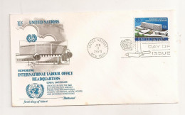 P7 Envelope FDC-USA - International Labour Office Headquarters - First Day Of Issue ,uncirculated 1974 - Autres & Non Classés