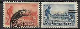 AUSTRALIE   -  1934.   Y&T N° 94 / 95 Oblitérés . - Used Stamps