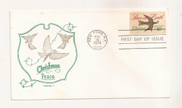 P7 Envelope FDC-USA - Christmas Peace  - First Day Of Issue ,uncirculated 1974 - Sonstige & Ohne Zuordnung