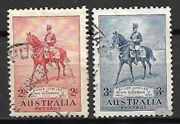 AUSTRALIE   -  1935 .  Y&T N° 102 / 103 Oblitérés - Usati