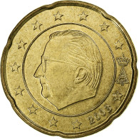 Belgique, Albert II, 20 Euro Cent, 2003, Bruxelles, SUP, Laiton, KM:228 - Belgium