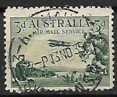 AUSTRALIE   -  Aéro  - 1929 .  Y&T N° 2 Oblitéré.  Avion Biplan DH66 - Used Stamps