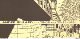 JUILLARD : Carte Exposition Librairie SANS TITRE - Juillard