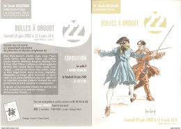 JUILLARD : Carte DUEL Pour BULLE A DROUOT 2002 - Juillard