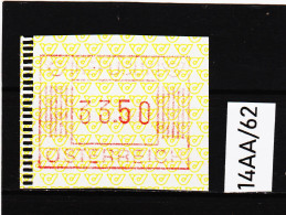 14AA/62  ÖSTERREICH 1983 AUTOMATENMARKEN 1. AUSGABE  33,50 SCHILLING   ** Postfrisch - Machine Labels [ATM]