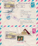 R Ganzsachen Brief  "Luftpost"  Nowosibirsk - Hamburg        1982 - Brieven En Documenten