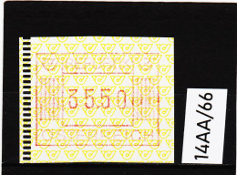 14AA/66  ÖSTERREICH 1983 AUTOMATENMARKEN 1. AUSGABE  35,50 SCHILLING   ** Postfrisch - Machine Labels [ATM]