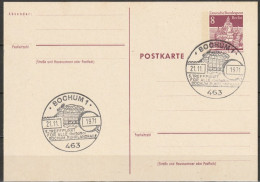 Berlin Ganzsache 1969 Mi.-Nr. P 76 Sonderstempel BOCHUM1 21.11.71  ( PK 233 ) - Postales - Usados