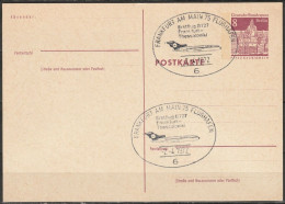 Berlin Ganzsache 1969 Mi.-Nr. P 76 Erstflugstempel Frankfurt -Thessaloniki 1.4.72  ( PK 267 ) - Postcards - Used