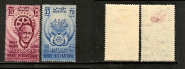 EGYPT    Scott # 378-9* MINT LH (CONDITION PER SCAN) (Stamp Scan # 1038-8) - Neufs