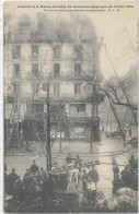 CARTE METIERS SAPEURS POMPIERS. INCENDIE DE LA MAISON LAURETTE EN 1904 - Firemen