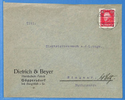 Allemagne Reich 1926 - Lettre De Burgstadt - G31347 - Briefe U. Dokumente