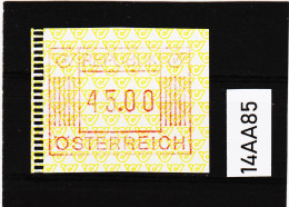14AA/85  ÖSTERREICH 1983 AUTOMATENMARKEN 1. AUSGABE  45,00 SCHILLING   ** Postfrisch - Automatenmarken [ATM]