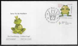 Germany. FDC Mi. 3357.  Welfare: Stories Of The Brothers Grimm 2018. The Frog King.  FDC Cancellation On Cachet Envelope - 2011-…