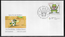 Germany. FDC Mi. 3358.  Welfare: Stories Of The Brothers Grimm 2018. The Frog King.  FDC Cancellation On Cachet Envelope - 2011-…