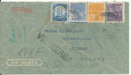 Brazil Air Mail Cover Sent To Switzerland 1940 - Poste Aérienne