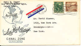 USA Canal Zone Cover Sent To USA Balboa 21-3-1960 - Canal Zone