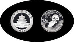 China Onza De Plata 2020 Oso Panda 10 Yens Silver Plata Ag - Autres & Non Classés