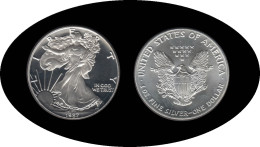 Estados Unidos United States Onza De Plata 1 $ 1987 Liberty - Andere & Zonder Classificatie