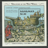 Bahamas 1989 Mint Block MNH (**) Ships - Bahamas (1973-...)