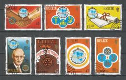 Belize 1981 Used Stamps Michel # 544-550 - Belize (1973-...)