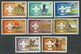 Rwanda 1983 Year ,mint Stamps MNH(**) Boy Scouts - Ongebruikt