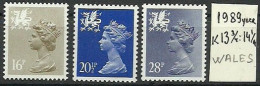 Wales 1989 Year, Mint Stamps MNH(**) Set  - Verzamelingen