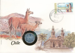 Chile 1979. 10c Al Felbélyegzett Borítékban, Bélyegzéssel, Német Nyelvű Leírással T:UNC Chile 1979. 10 Centavos Al In En - Zonder Classificatie