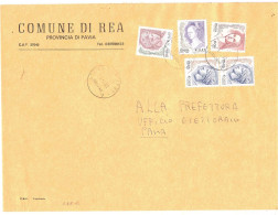 AFFRANCATURA DONNE COMUNE DI REA PAVIA - 2001-10: Poststempel