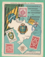 Brasile Porto Alegre Filatelica RIO GRANDENSE 1948 Congresso Eucaristico Seillos Brazil - Cartes-maximum