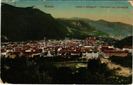 T2/T3 1917 Brassó, Kronstadt, Brasov; Látkép A Várhegyről. Vasúti Levelezőlapárusítás 23-1916 / Panoramama Vom Schlossbe - Zonder Classificatie