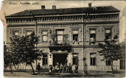 T2/T3 1920 Huszt, Chust, Khust; Pannónia Szálloda és Kávéház. Ausländer Ignác Kiadása / Hotel And Cafe (EK) - Zonder Classificatie