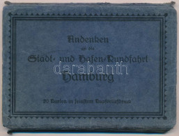 ** Hamburg, Andenken An Die Stadt Und Hafen-Rundfahrt - Leporello Postcard Booklet With 20 Postcards In Case - Zonder Classificatie