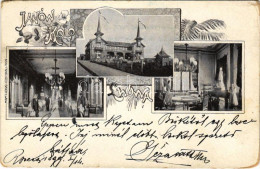 T2/T3 1899 (Vorläufer) Ivano-Frankove, Janów, Yaniv (Lviv, Lwów); Hotel Restaurant Interior. Franciszek Bauer Art Nouvea - Non Classificati