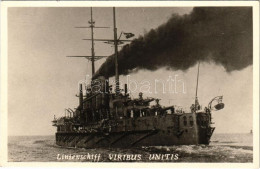 ** T1 SMS Viribus Unitis Az Osztrák-Magyar Haditengerészet Tegetthoff-osztályú Csatahajója / K.u.K. Kriegsmarine / WWI A - Non Classificati